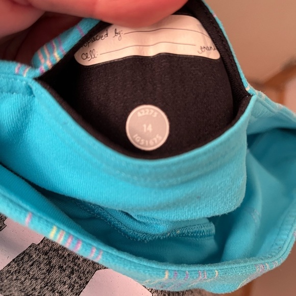 Blue ivivva  legggings - Picture 2 of 4